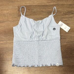 nwt abercrombie kids blue tank